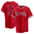 Silnrao LA.Angels #9 Zach Neto Player Red Home Game Stitched Jerseys