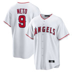 Silnrao LA.Angels #9 Zach Neto Player White Home Game Stitched Jerseys
