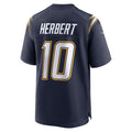 Silnrao LA.Chargers #10 Justin Herbert Player Navy Home Game Stitched Jerseys