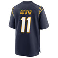 Silnrao LA.Chargers #11 Cameron Dicker Player Navy Home Game Stitched Jerseys
