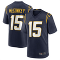 Silnrao LA.Chargers #15 Ladd McConkey Navy Game Jersey Stitched Jerseys