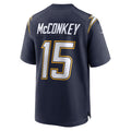 Silnrao LA.Chargers #15 Ladd McConkey Player  Navy Game Stitched Jerseys