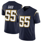 Silnrao LA.Chargers #55 Junior Seau Player Navy Vapor F.U.S.E Limited Stitched Jerseys