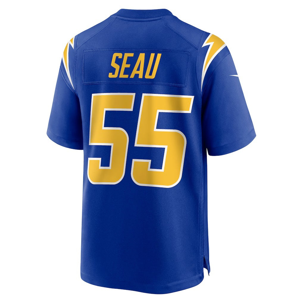 Silnrao LA.Chargers #55 Junior Seau Royal Retired Player Alternate Game Stitched Jerseys
