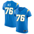 Silnrao LA.Chargers #76 Joe Alt Powder Blue Vapor Elite Player Jersey American Stitched Jerseys