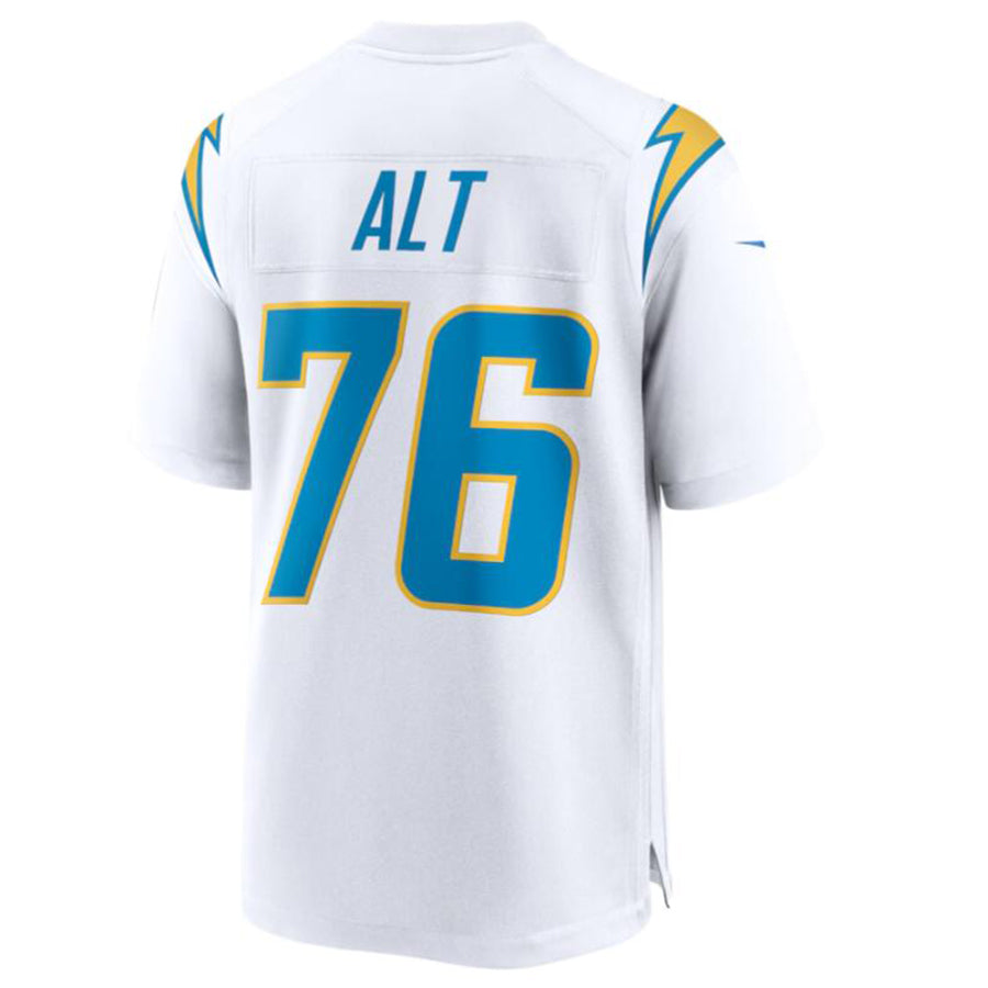 Silnrao LA.Chargers #76 Joe Alt White 2024 Draft First Round Pick Player Game Jersey American Stitched Jerseys