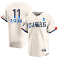 Silnrao LA.Dodgers #11 Roki Sasaki Player Cream City Connect Limited Home Stitched Jerseys