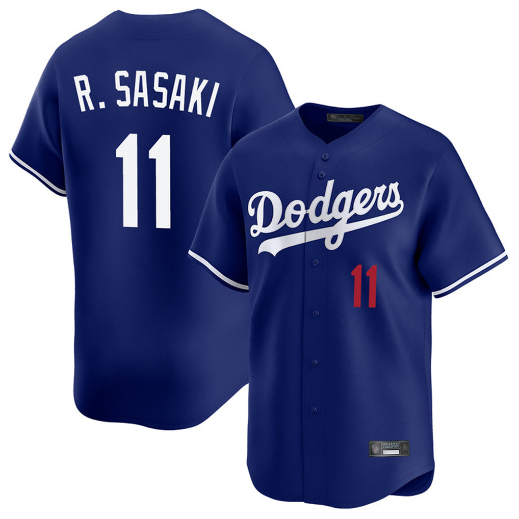 Silnrao LA.Dodgers #11 Roki Sasaki Player Royal Limited Home Stitched Jerseys