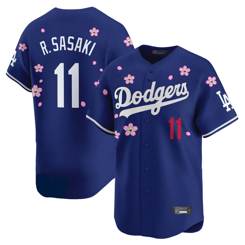 Silnrao LA.Dodgers #11 Roki Sasaki Player Royal Tokyo Series Vapor Premier Limited Stitched Jerseys