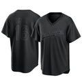 Silnrao LA.Dodgers #16 Will Smith Player Black Pitch Fashion T-shirt Stitched Jerseys