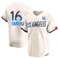 Silnrao LA.Dodgers #16 Will Smith Player Cream City Connect Limited Home Stitched Jerseys
