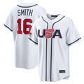 Silnrao LA.Dodgers #16 Will Smith Player White USA 2026 World Classic Limited Home Stitched Jerseys