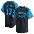 Silnrao LA.Dodgers #17 Shohei Ohtani Player Black National League All-Star Limited Home Stitched Jerseys