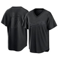 Silnrao LA.Dodgers #17 Shohei Ohtani Player Black Pitch Fashion T-shirt Stitched Jerseys