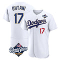 Silnrao LA.Dodgers #17 Shohei Ohtani Player Gold White World Series 2026 Collection Stadium Limited Elite Stitched Jerseys