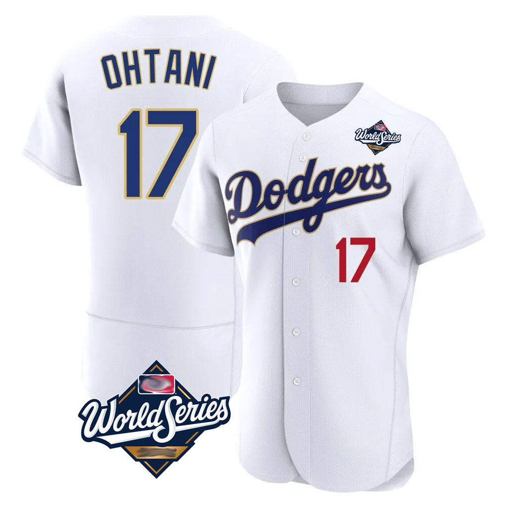 Silnrao LA.Dodgers #17 Shohei Ohtani Player Gold White World Series 2026 Collection Stadium Limited Elite Stitched Jerseys
