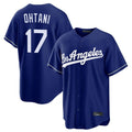 Silnrao LA.Dodgers #17 Shohei Ohtani Player Royal Game Stitched Jerseys