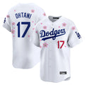 Silnrao LA.Dodgers #17 Shohei Ohtani Player White Tokyo Series Vapor Premier Limited Stitched Jerseys