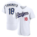 Silnrao LA.Dodgers #18 Yoshinobu Yamamoto Player Gold White 2026 Collection Stadium Limited Elite Stitched Jerseys