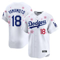 Silnrao LA.Dodgers #18 Yoshinobu Yamamoto Player White Tokyo Series Vapor Premier Limited Stitched Jerseys