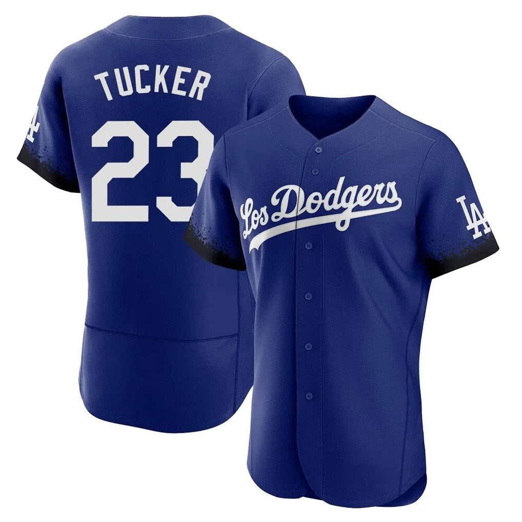 Silnrao LA.Dodgers #23 Kyle Tucker Player Royal City Connect Elite Home Stitched Jerseys