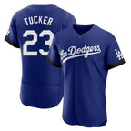 Silnrao LA.Dodgers #23 Kyle Tucker Player Royal City Connect Elite Home Stitched Jerseys