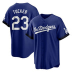 Silnrao LA.Dodgers #23 Kyle Tucker Player Royal City Connect Home Game Stitched Jerseys