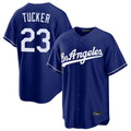 Silnrao LA.Dodgers #23 Kyle Tucker Player Royal Game Stitched Jerseys