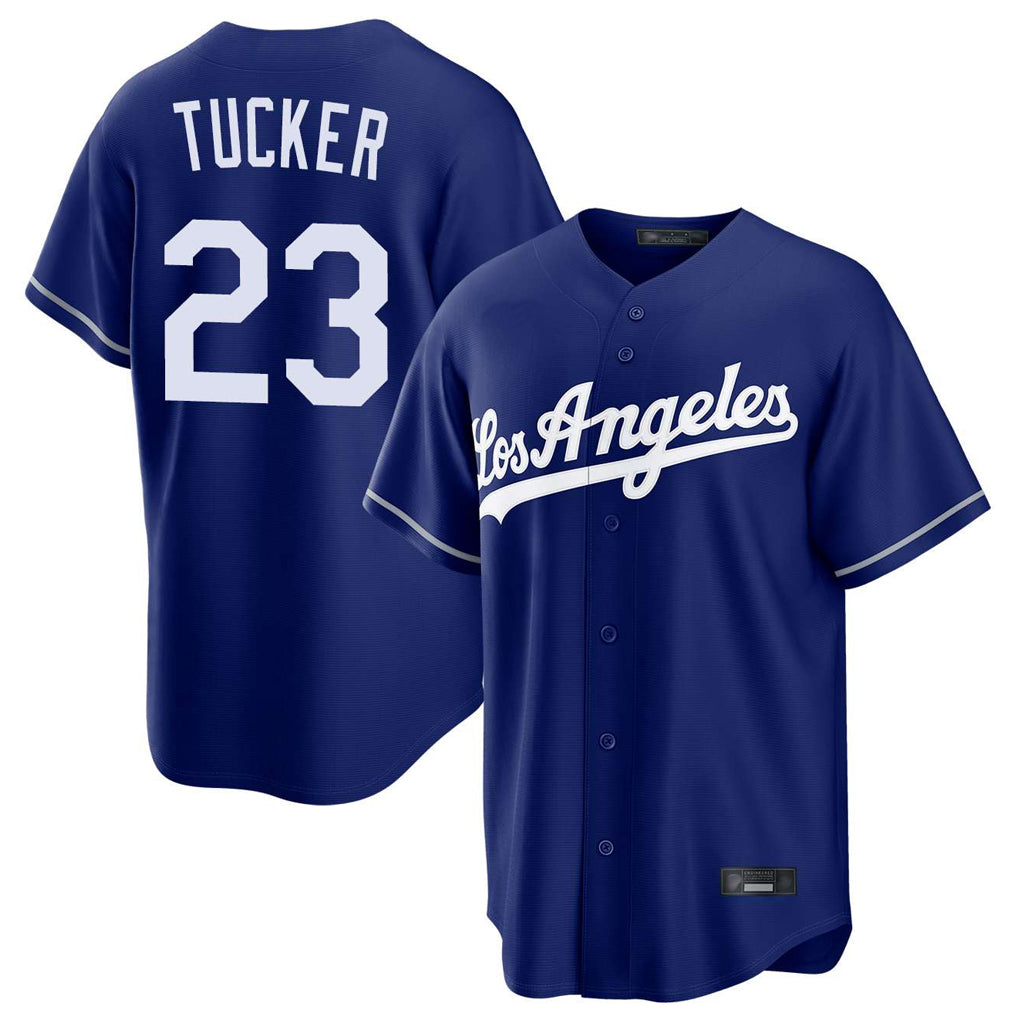 Silnrao LA.Dodgers #23 Kyle Tucker Player Royal Game Stitched Jerseys