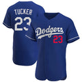 Silnrao LA.Dodgers #23 Kyle Tucker Player Royal Limited Elite Home Stitched Jerseys