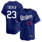 Silnrao LA.Dodgers #23 Kyle Tucker Player Royal Limited Home Stitched Jerseys