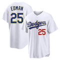 Silnrao LA.Dodgers #25 Tommy Edman Player Gold White 2026 Collection Stadium Limited Stitched Jerseys