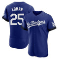 Silnrao LA.Dodgers #25 Tommy Edman Player Royal City Connect Elite Home Stitched Jerseys