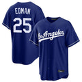 Silnrao LA.Dodgers #25 Tommy Edman Player Royal Game Stitched Jerseys