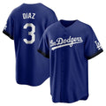 Silnrao LA.Dodgers #3 Edwin D¨ªaz Player Royal City Connect Home Game Stitched Jerseys