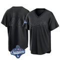 Silnrao LA.Dodgers #44 Andy Pages Player Black World Series Meet Pitch Fashion T-shirt Stitched Jerseys