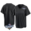 Silnrao LA.Dodgers #44 Andy Pages Player Black World Series Pitch Fashion T-shirt Stitched Jerseys