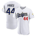 Silnrao LA.Dodgers #44 Andy Pages Player Gold White 2026 Collection Stadium Limited Elite Stitched Jerseys