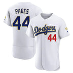 Silnrao LA.Dodgers #44 Andy Pages Player Gold White 2026 Collection Stadium Limited Elite Stitched Jerseys