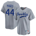 Silnrao LA.Dodgers #44 Andy Pages Player Gray Game Limited Home Stitched Jerseys