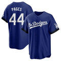 Silnrao LA.Dodgers #44 Andy Pages Player Royal City Connect Home Game Stitched Jerseys