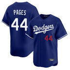 Silnrao LA.Dodgers #44 Andy Pages Player Royal Limited Home Stitched Jerseys