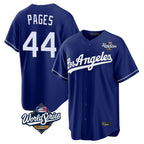 Silnrao LA.Dodgers #44 Andy Pages Player Royal World Series Game Stitched Jerseys