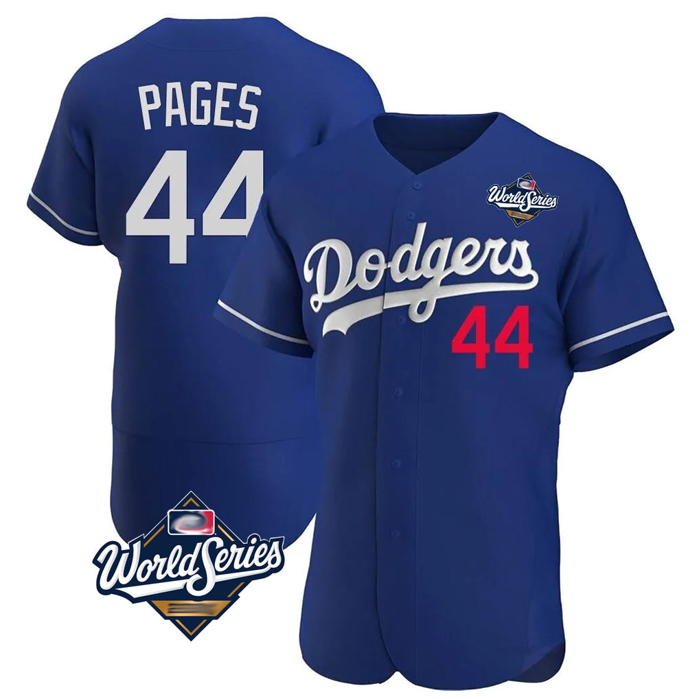 Silnrao LA.Dodgers #44 Andy Pages Player Royal World Series Limited Elite Home Stitched Jerseys