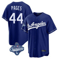 Silnrao LA.Dodgers #44 Andy Pages Player Royal World Series Meet Game Stitched Jerseys