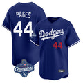 Silnrao LA.Dodgers #44 Andy Pages Player Royal World Series Meet Limited Home Stitched Jerseys