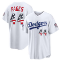 Silnrao LA.Dodgers #44 Andy Pages White 2026 All-Star Edition Stars & Stripes Stadium Jerseys