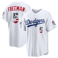 Silnrao LA.Dodgers #5 Freddie Freeman 2026 All-Star Edition Stars & Stripes Stadium Jerseys