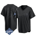 Silnrao LA.Dodgers #5 Freddie Freeman Player Black World Series Meet Pitch Fashion T-shirt Stitched Jerseys