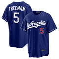 Silnrao LA.Dodgers #5 Freddie Freeman Player Royal Game Home Stitched Jerseys